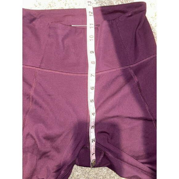 Girlfriend Collective Plum Compression High Rise Legging + Sports Bra Set XS - Picture 9 of 10